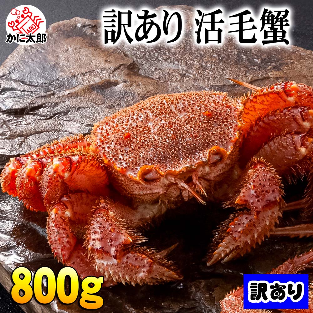 訳あり活毛ガニ かに太郎