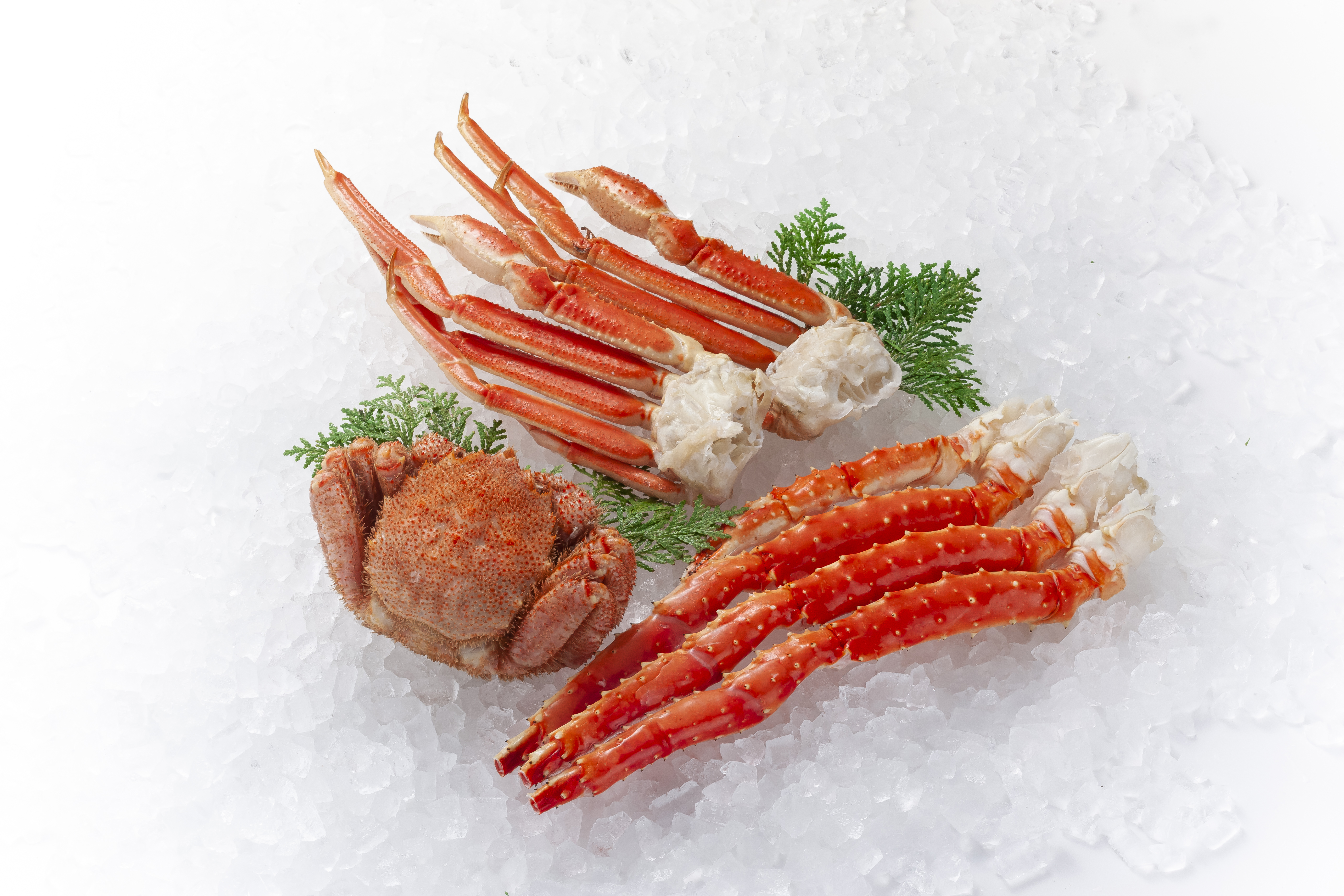 選ばれる理由②　品揃えの充実かに御三家を網羅